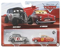 Packs de 2 véhicules Caleb Worley & Jet Robinson aux meilleures scènes du film Cars 3 de Disney•Pixar