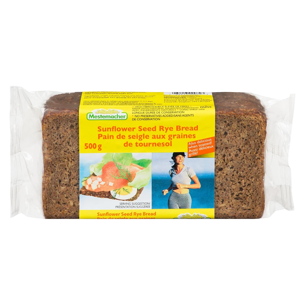 Mestemacher Sunflower Seed Rye Bread, 500 g