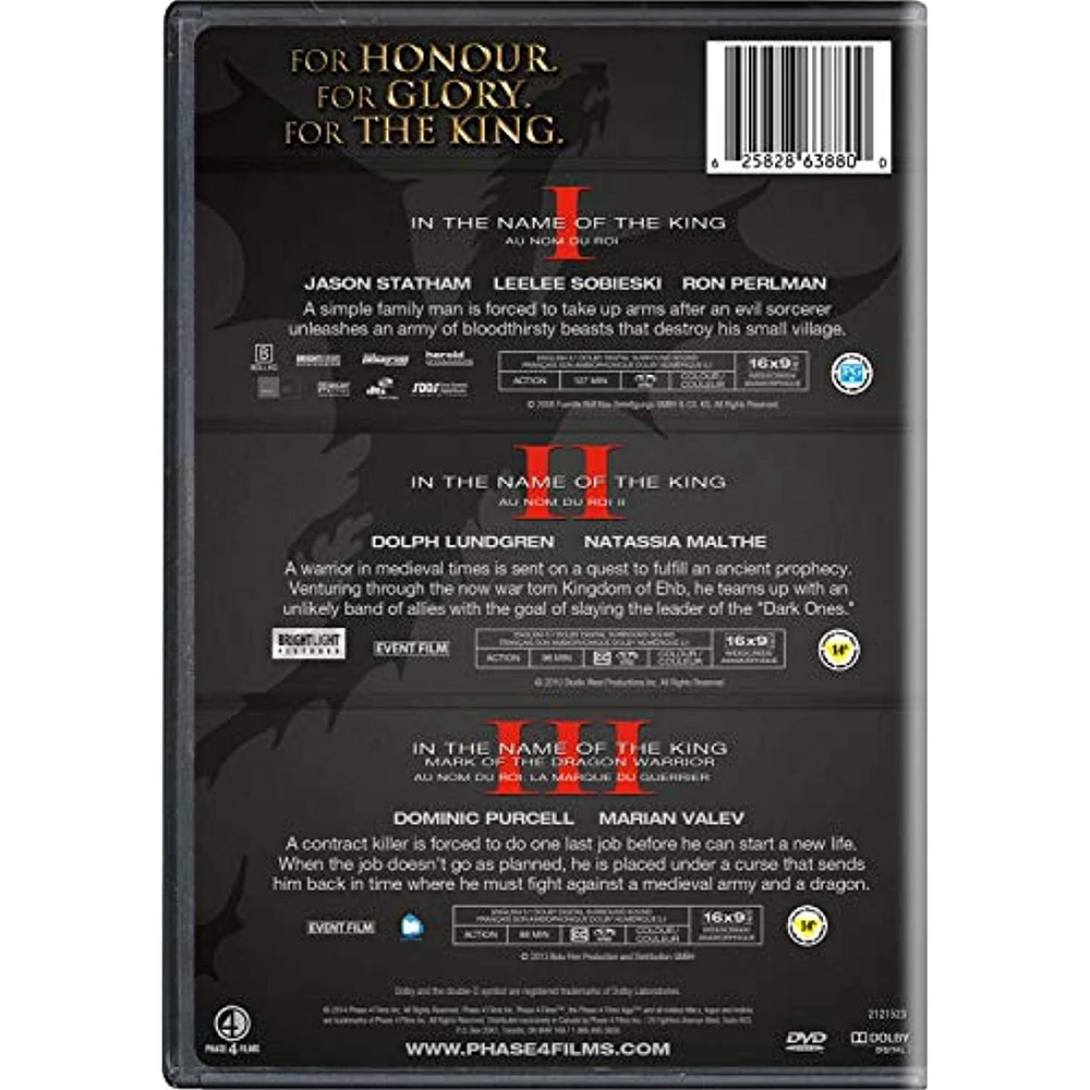 In The Name of The King - The Complete Royal Trilogy DVD