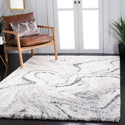 Safavieh Fontana Benton Abstract Swirls Plush Shag Area Rug