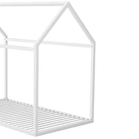 Lit-maison en métal Skyler de Max & Finn, pour deux personnes