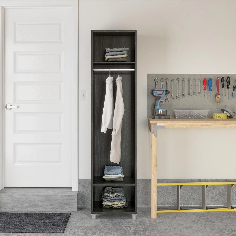 Systembuild Evolution Camberly 18" Mudroom Cabinet, Graphite Gray