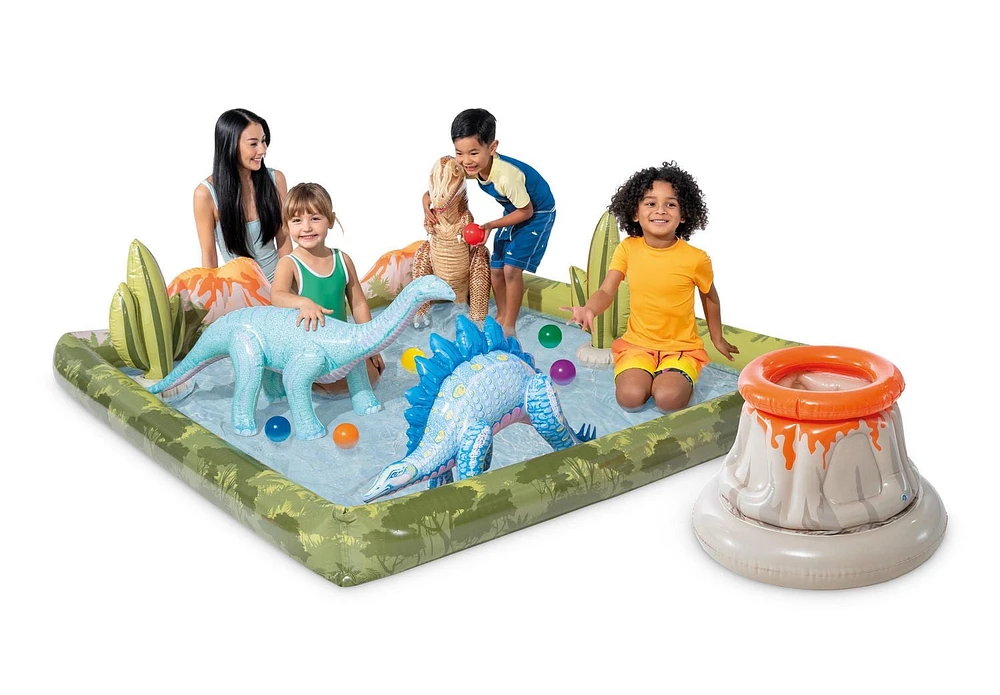 Centre de jeu gonflable Intex Jurassic Adventure, âge : 2 ans et plus