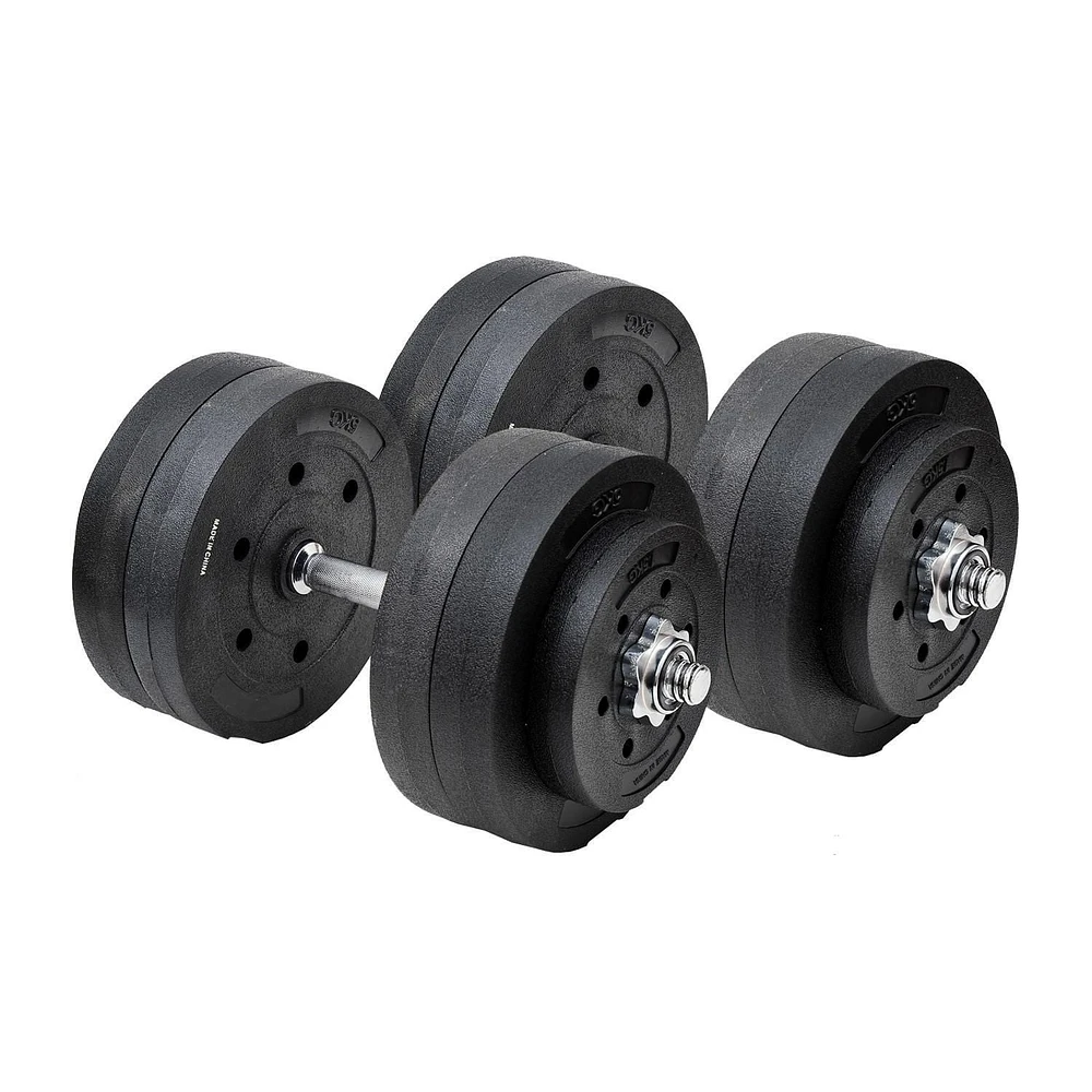 Soozier 110lbs dumbbell set