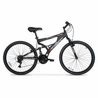26" Hyper Bicycles Bear Mountain Full Suspension Men's Aluminum Mountain Bike