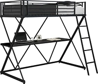 X-Loft Bunk Bed, Black