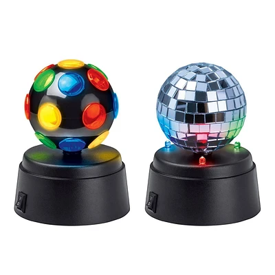 Fête Glo Spin Merkury Innovations Mini lumières fête tournantes