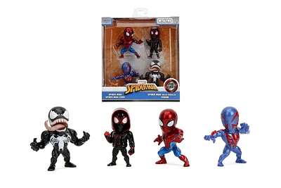 Jada Toys 2.5" Metal Fig Paquet De 4 - Spiderman