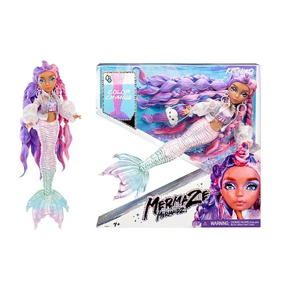 Poupée-mannequin sirène à couleur changeante Mermaze Mermaidz, Kishiko, avec accessoires