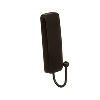Command™ Bath Hooks BATH43-MB-2EF, Medium, Matte Black