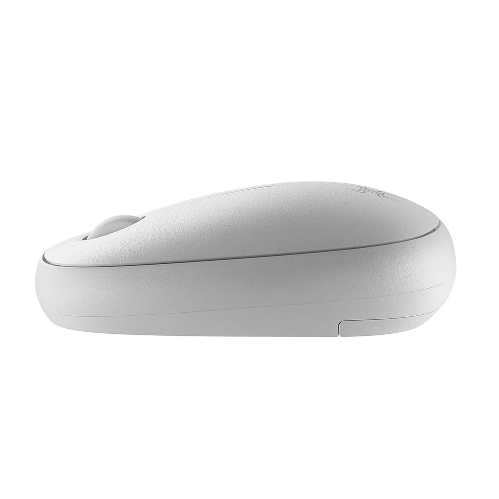 blackweb Bluetooth Slim Wireless Mouse with 2.4GHz USB Nano Receiver (BWA22HO006C-White)