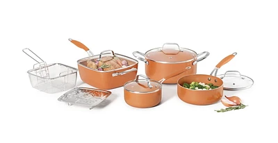 Starfrit EcoCopper Ensemble de cuisine 10-pièces Antiadhésif de céramique
