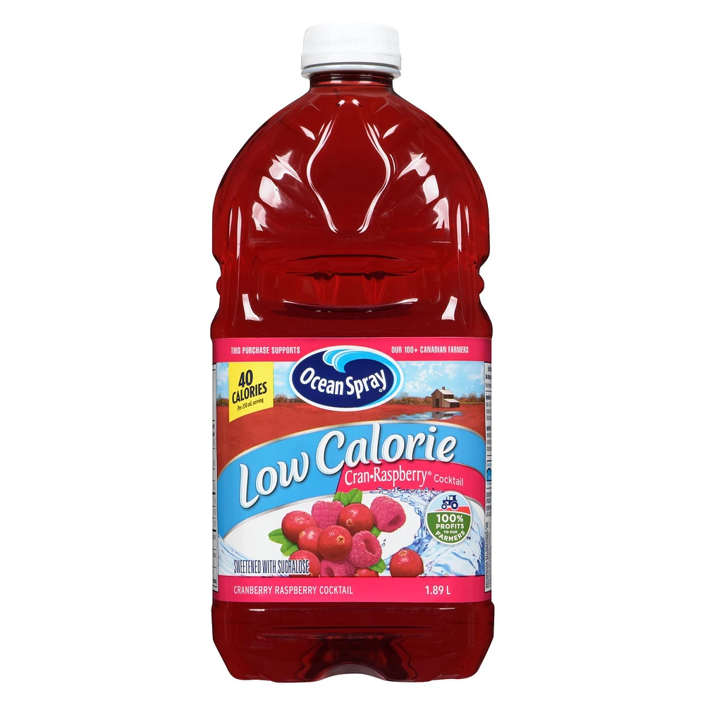 Ocean Spray Low Calorie Cran·Raspberry® Cocktail, 1.89 L