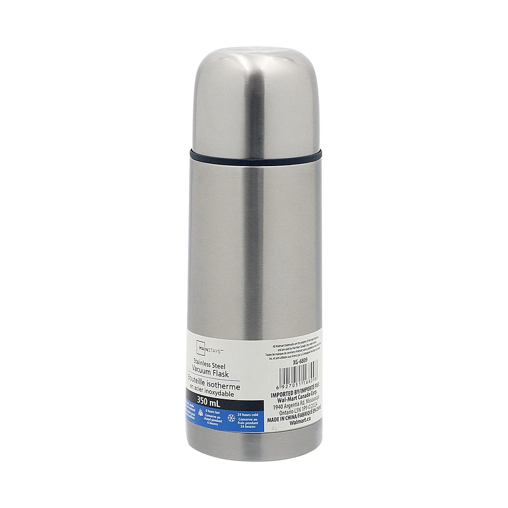 Bouteille isotherme Mainstays en acier inoxydable 350 ml