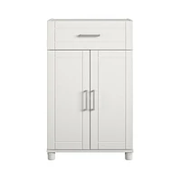 Callahan 24" 1 Drawer/2 Door Base Storage Cabinet, White