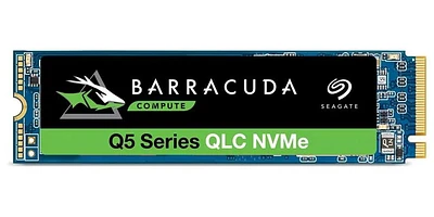 Seagate BarraCuda Q5 2TB Internal SSD - M.2 NVMe PCIe Gen3 ×4, 3D QLC for Desktop or Laptop, 1-year Rescue Services (ZP2000CV3A001)