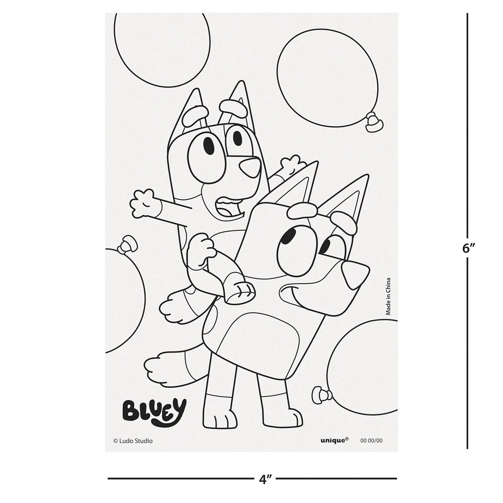 Bluey Pack de faveurs, 48 ​​ct