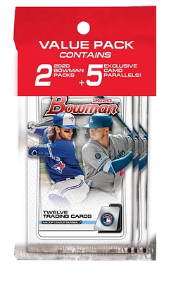Pack économique de 20 Topps Bowman Baseball