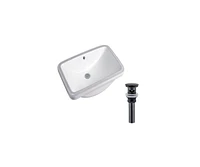 DROP Bath and Kitchen DR091198 Undermount Bathroom Sink Set