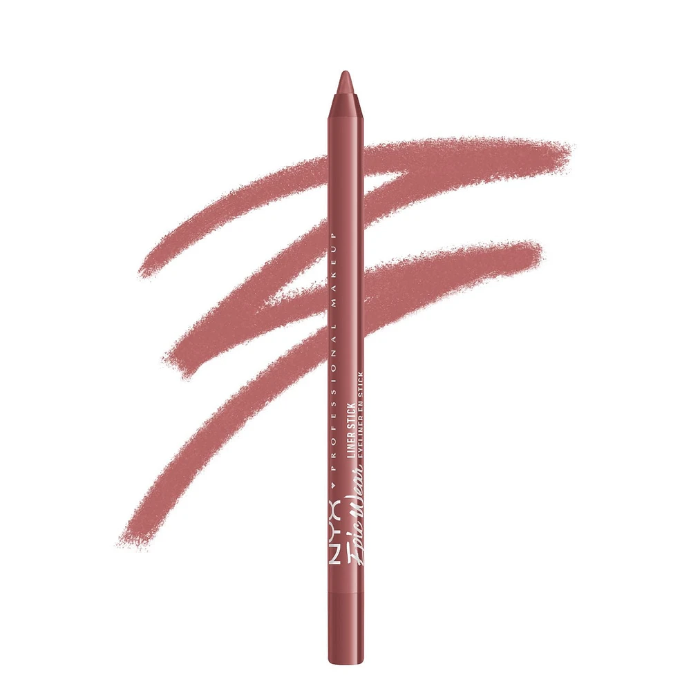 NYX PROFESSIONAL MAKEUP, Epic Wear, Liner sticks, Waterproof, Smudge proof, Easy glide application - DUSTY MAUVE (Matte Dusty Rose), Waterproof Eyeliner
