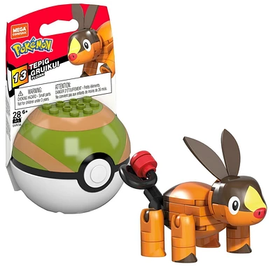 Mega Construx Pokémon Tepig - 22 Blocs