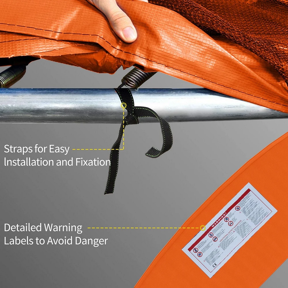 Soozier 14ft Trampoline Pad Trampolining Jump Bounce Exercise GYM Pad Only