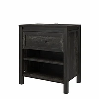 Table de chevet Beaumont d’Ameriwood Home, chêne noir