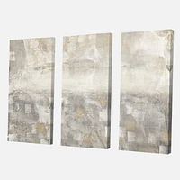 Designart Aquarelle abstraite grise Art mural sur toile