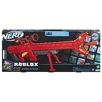 Nerf Roblox Zombie Attack: Viper Strike Dart Blaster With Scope, Code to Redeem Exclusive Virtual Item, 6-Dart Clip, 6 Nerf Elite Darts, Bipod, Roblox Toys for Boys & Girls 8 Years Old & Up, Ages 8 and up