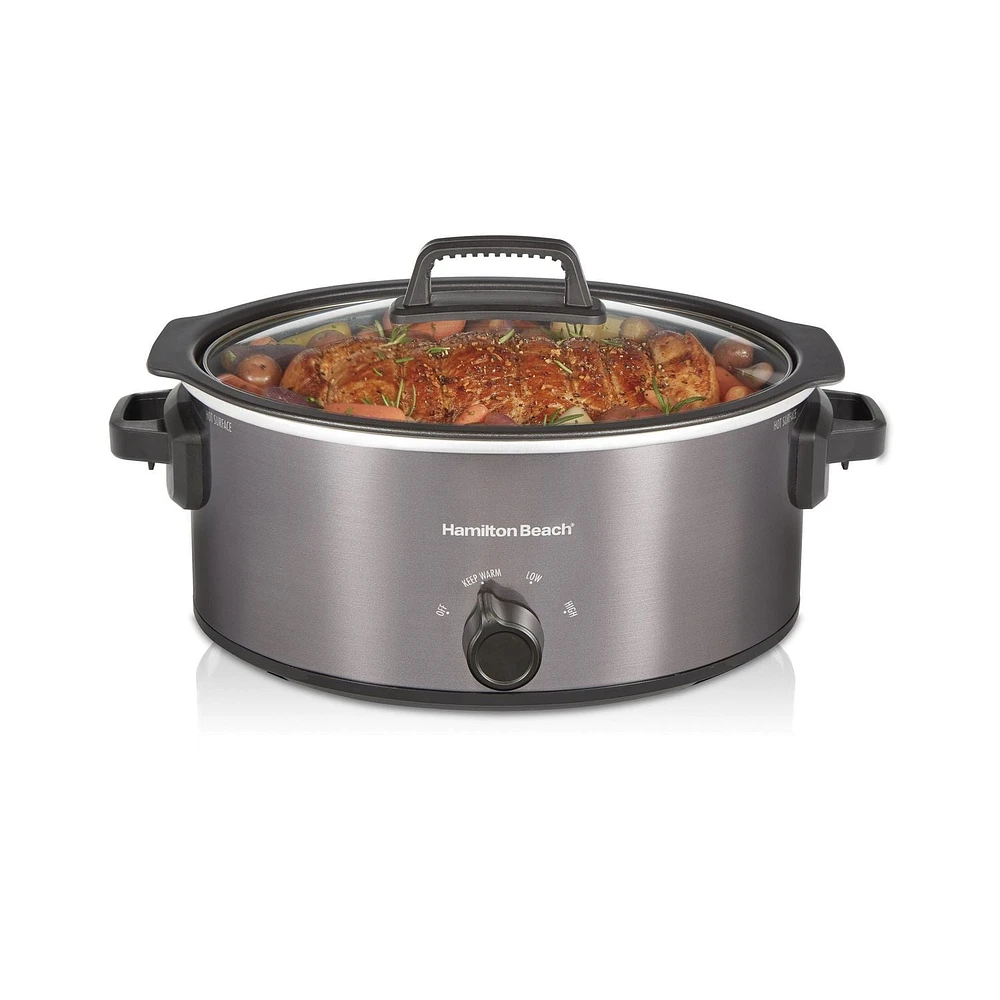 Hamilton Beach Stovetop Sear & Cook Slow Cooker, 6 Quart, 33669C