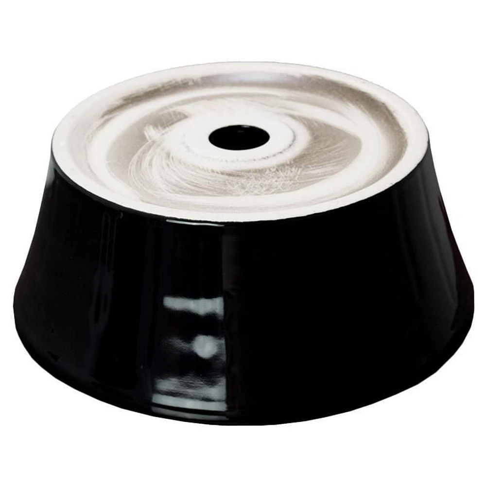 American Imaginations -in. W Above Counter Black Bathroom Vessel Sink For Deck Mount Deck Mount Drilling AI
