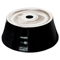 American Imaginations -in. W Above Counter Black Bathroom Vessel Sink For Deck Mount Deck Mount Drilling AI