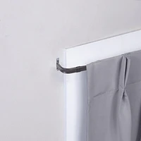 Lunar tringle à rideaux basique Fast Fit à installation facile En plusieurs couleurs