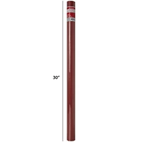 Holiday Time 30" x 70 sq ft Kraft Paper Gift Wrap, Red Kraft
