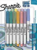 Sharpie Mystic Gem Special Edition, Ultra-Fine Point, Assorted colours, 14 Count, Special Edition