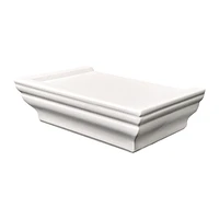 Ens. de rebord de Hometrends 3 pièces en blanc Ensemble de 3 rebords muraux