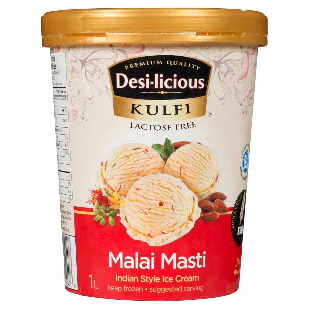 Desi-licious Malai Masti Kulfi Indian Style Ice Cream