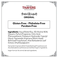 THAYERS Astringent Original formule à l'hamamélis et à l'aloès 355ml Astringent pour le visage