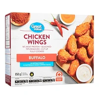 Great Value Frozen Buffalo Chicken Wings, 850g