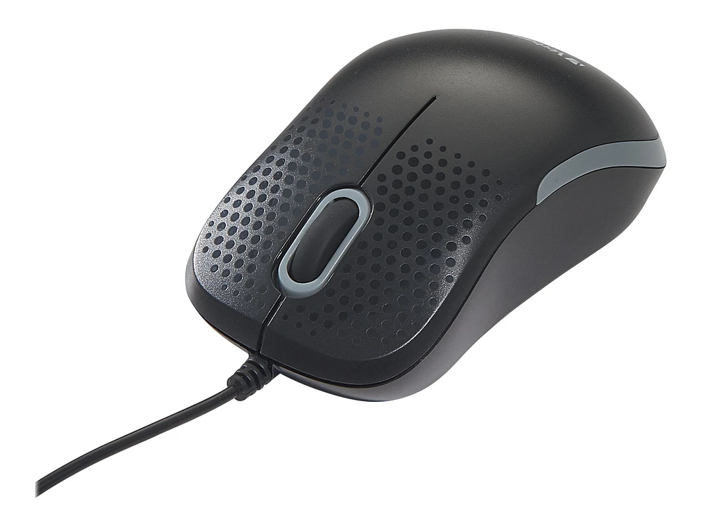 Verbatim Silent Corded Optical Mouse - Black 99790