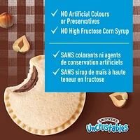 Smucker's Uncrustables Sandwich à la Tartinade de Noisettes Aromatisée au Chocolat, congelé, paquet de 10, 52g SM 52G UNCR CHO HZT SW 10PK
