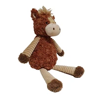 Way To Celebrate Easter Plush 17inch Medium Curly Horse, Brown