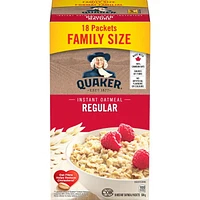 Quaker Instant Oats Hot Cereal Regular, 504 GM