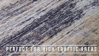 Rug Branch Emir Collection Tapis abstrait hydrofuge moderne