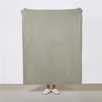 Jeté chauffant Sunbeam en micropeluche à carreaux gris ardoise,  4 réglages de chaleur, arrêt automatique après 4 heures, 127 cm x 152,4 cm (50 po x 60 po)