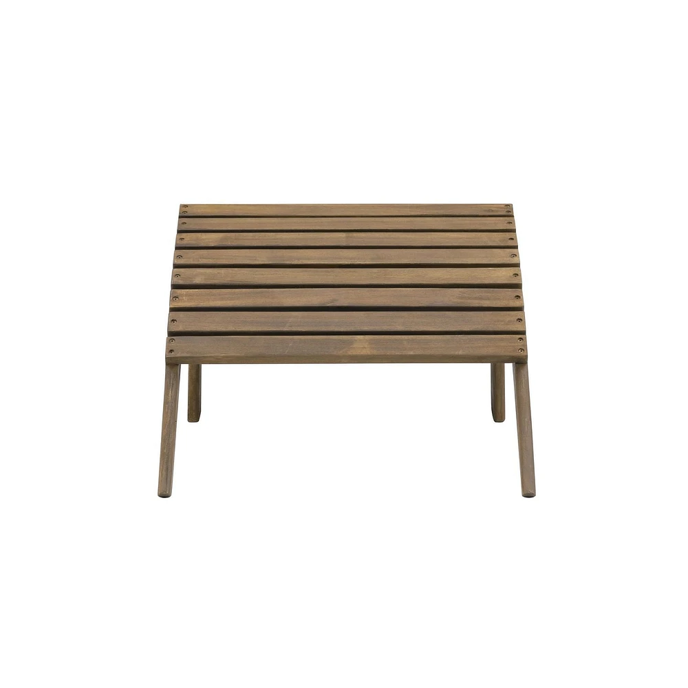 Teak Adirondack Outdoor Ottoman