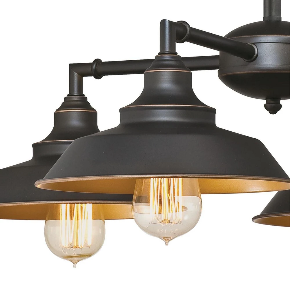 Westinghouse Iron Hill 4-light Convertible Chandelier