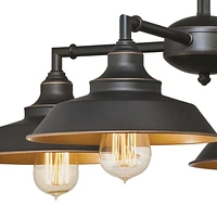 Westinghouse Iron Hill 4-light Convertible Chandelier