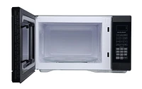 Micro-ondes compact de 1,1 pi³ en blanc de Hamilton Beach Cuisson en une touche