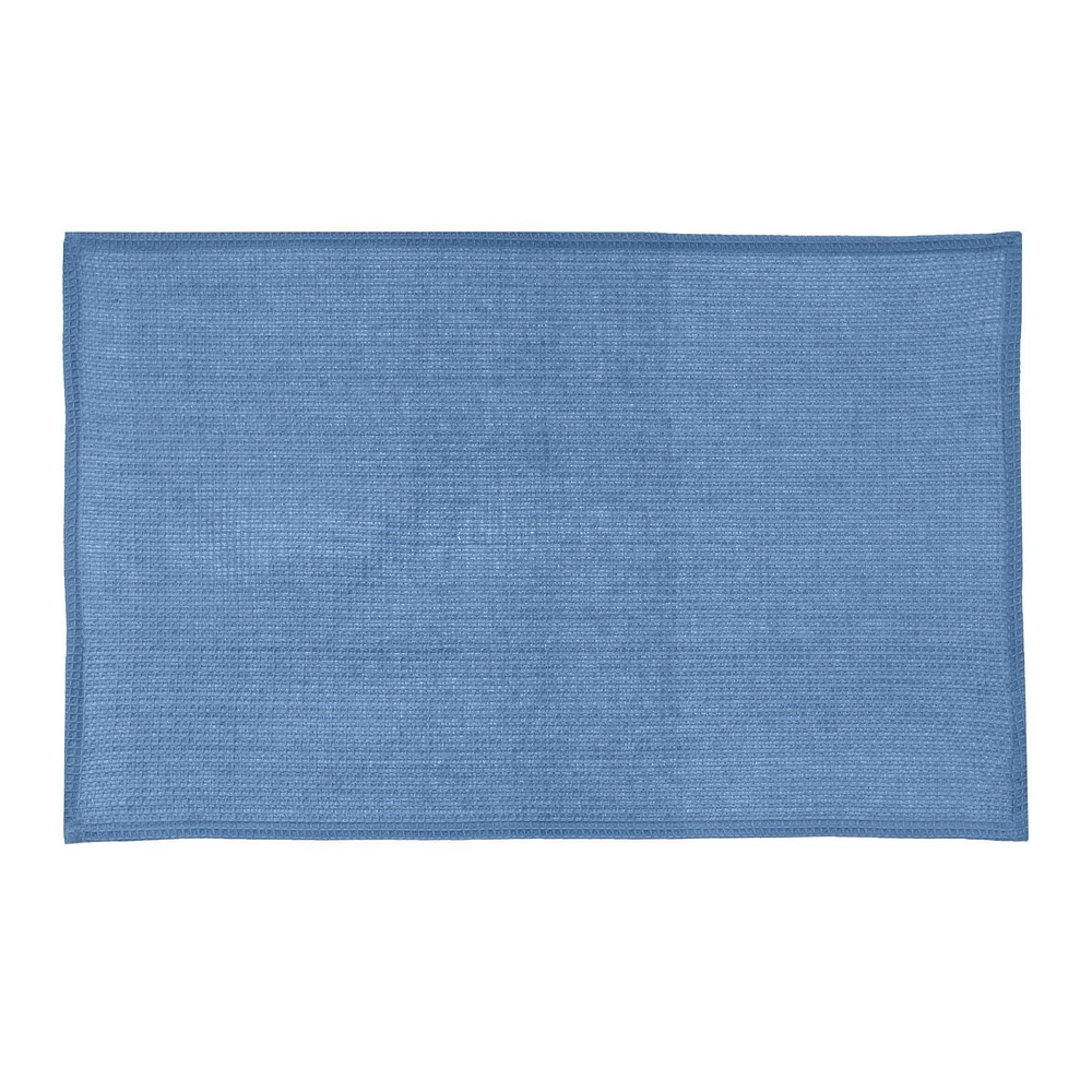 Fabstyles Broadway Waffle Cotton Kitchen Towels, Soft Quick-Drying, and Absorbent Waffle Design Multi-Purpose Wash Cloths Dish Scrubber, 28" X 18"